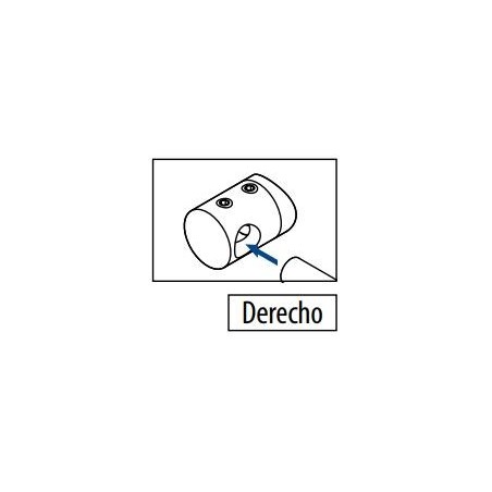 Soporte para travesaño Mod 0833 de Ø12mm derecho