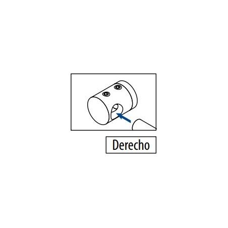 Soporte para travesaño Mod 0833 de Ø12mm derecho