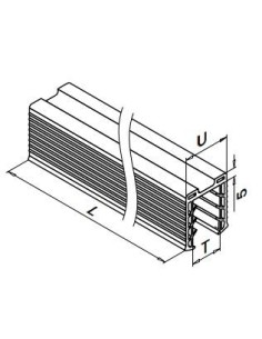Goma Mod 5124 para perfil en "U" (Mod 6924) 2