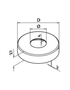 Embellecedor 0511 satinado acero inoxidable AISI304 y AISI316 -Barmet 2