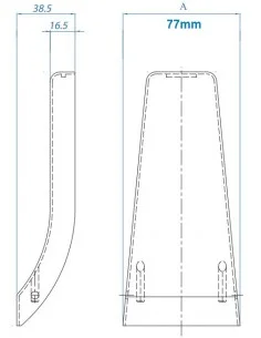 Cobertura para pinza Camaleón E2000360 satinado 2