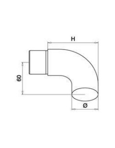 Terminal pasamanos de madera Mod 0739 AISI 304 - Barmet 2