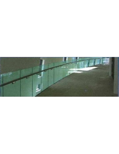 Soporte de barandilla Glass U sobre suelo - Barmet