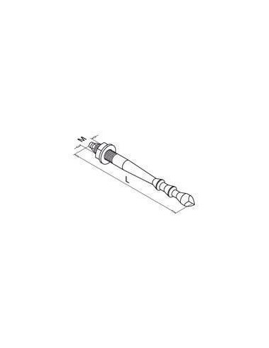 Medidas Anclaje AISI 316 inox. QS-62 M8x60/10 A4