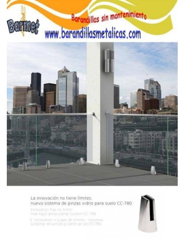 Barandillas al aire CC-780 AISI316 de acero inoxidable