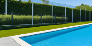 barandilla de seguridad de piscina