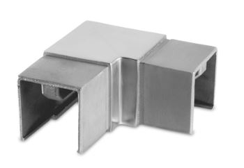 conector de esquina 90º barra cuadrada