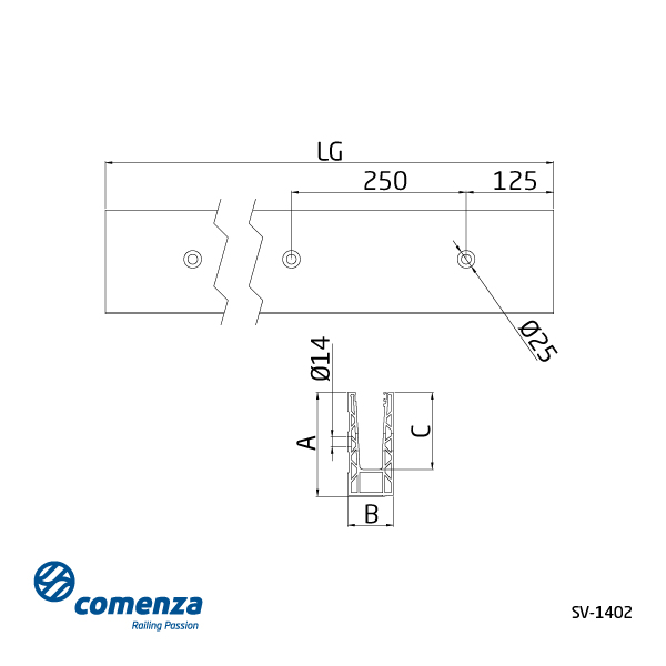 Plano perfil SV-1402